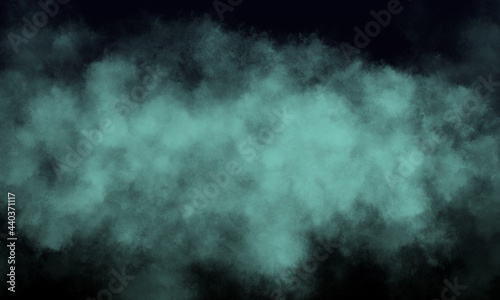 ocean fog or smoke on dark space background