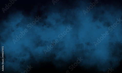 peacock fog or smoke on dark space background