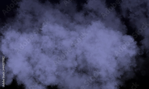 periwinkle fog or smoke on dark space background