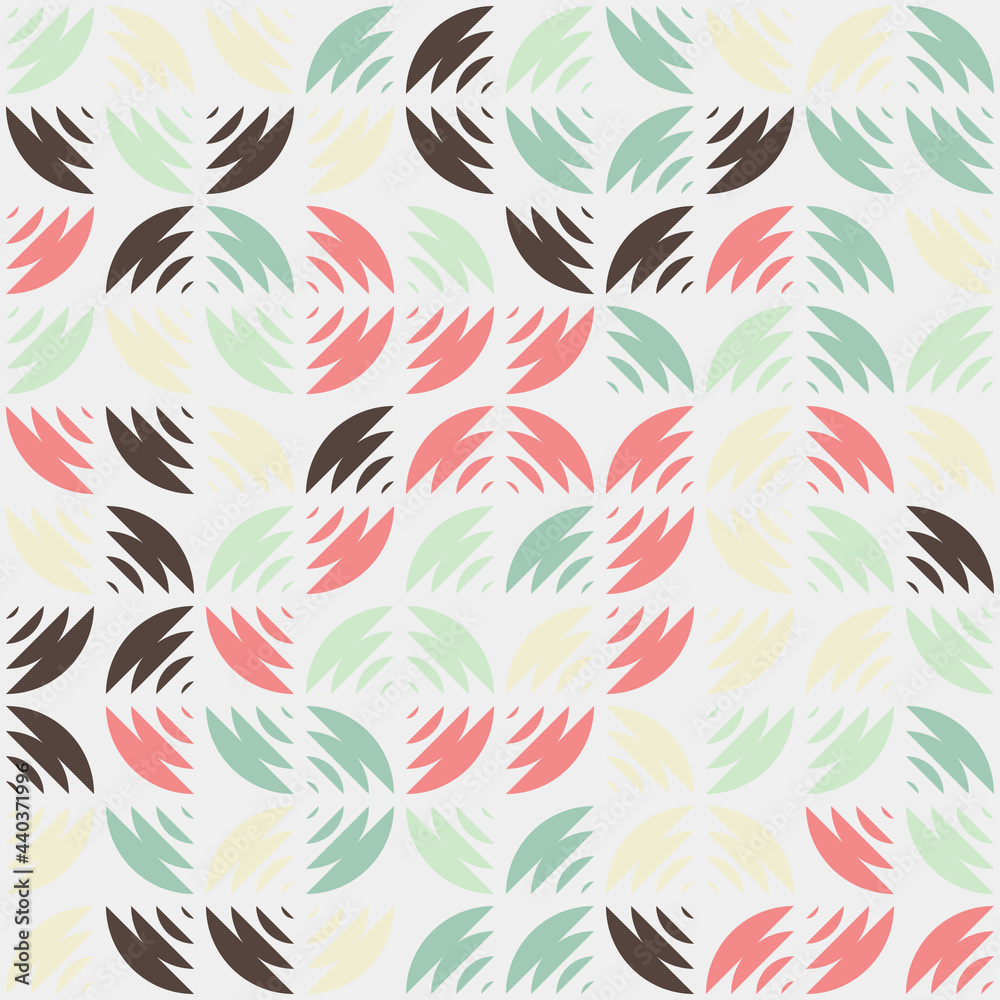 Fototapeta premium Abstract Geometric Pattern generative computational art illustration