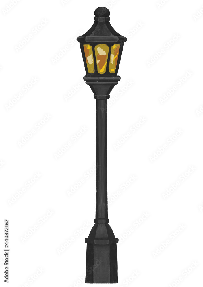 retro night lamp, hand drawn quality illustration. retro night lamp, hand drawn quality illustration.