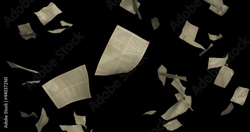 Book Pages Falling Stock Image photo