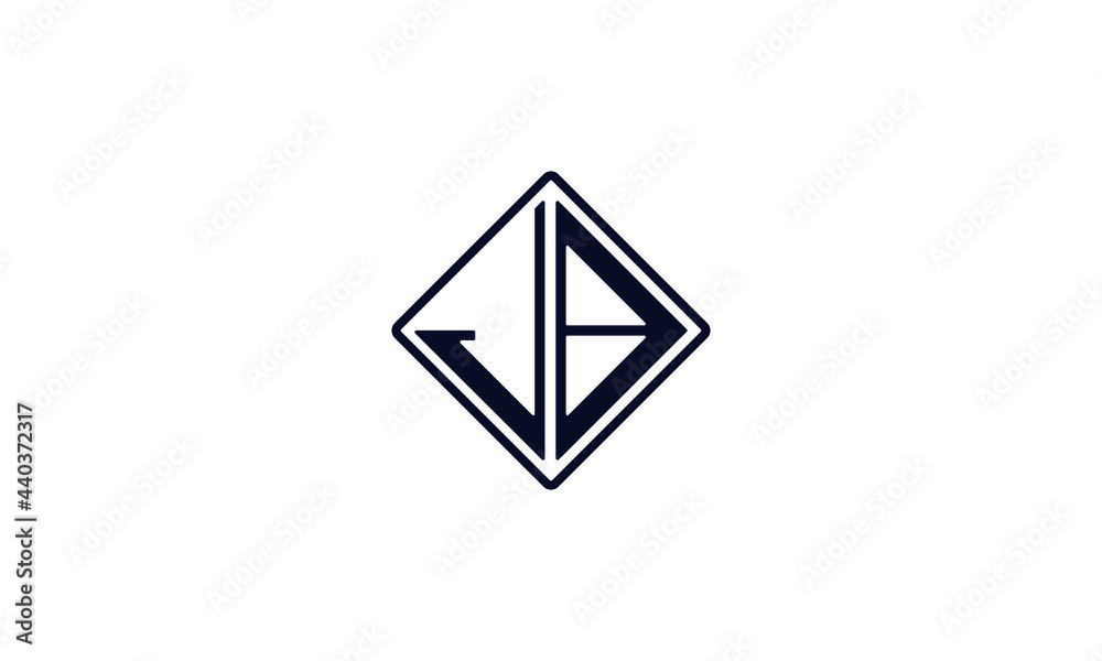 JB and BJ or B and J Abstract Letter Mark Logo Template for Business JB and BJ or B and J Abstract Letter Mark Logo Template for Business