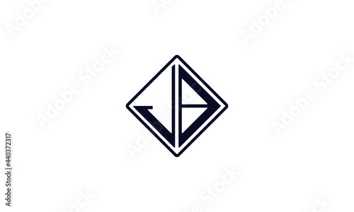 Free Download JB and BJ or B and J Abstract Letter Mark Logo Template for Business - GFXLoad