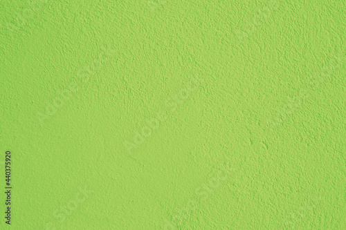 Beautiful green textured stucco on the wall.
