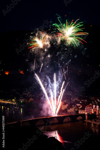 Heidelberger Schlossbeleuchtung Feuerwerk