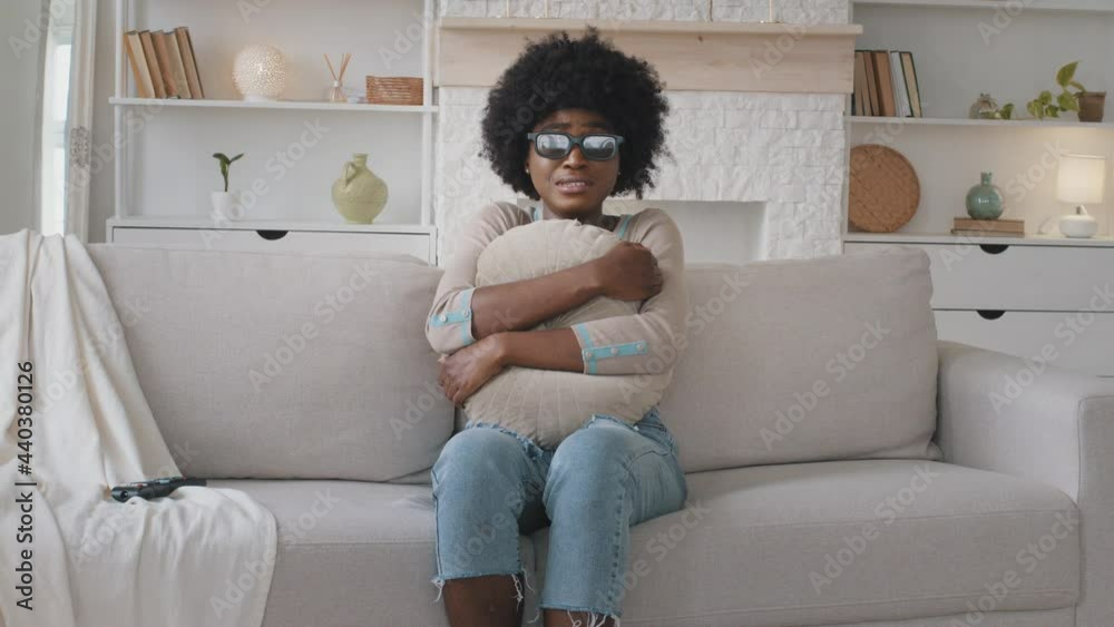 Upset depressed offended African American young woman crying alone at home suffer from bullying being abuse victim, in tears feeling hurt ashamed having problem mental pain drama goes through divorce Upset depressed offended African American young woman crying alone at home suffer from bullying being abuse victim, in tears feeling hurt ashamed having problem mental pain drama goes through divorce