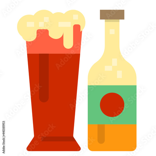 alcohol flat icon