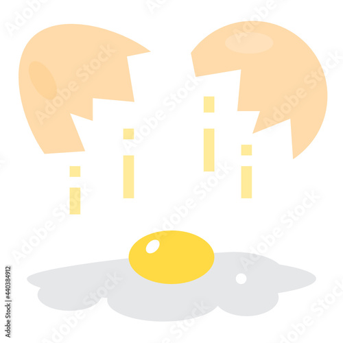 Egg flat icon