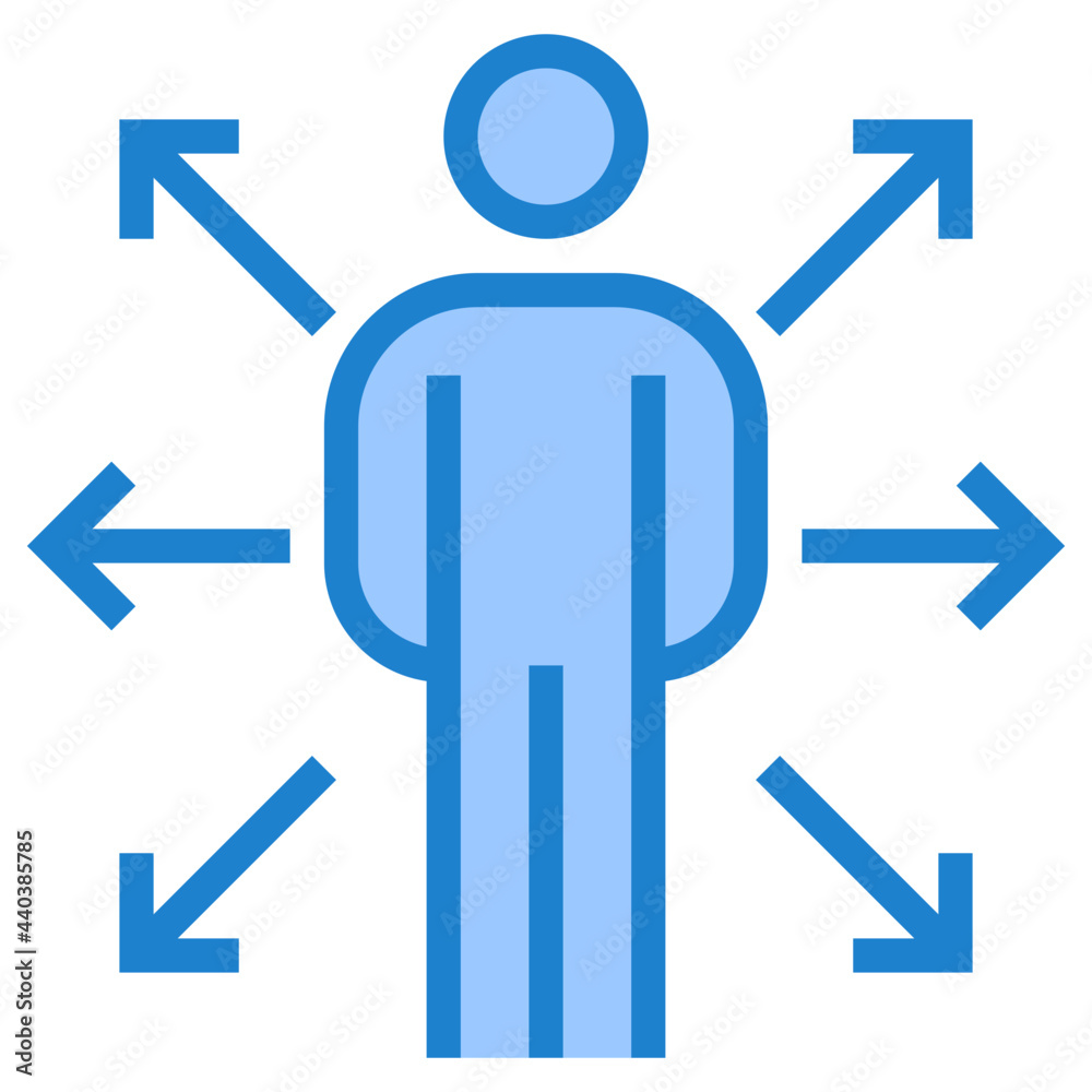 Opportunities blue style icon Opportunities blue style icon