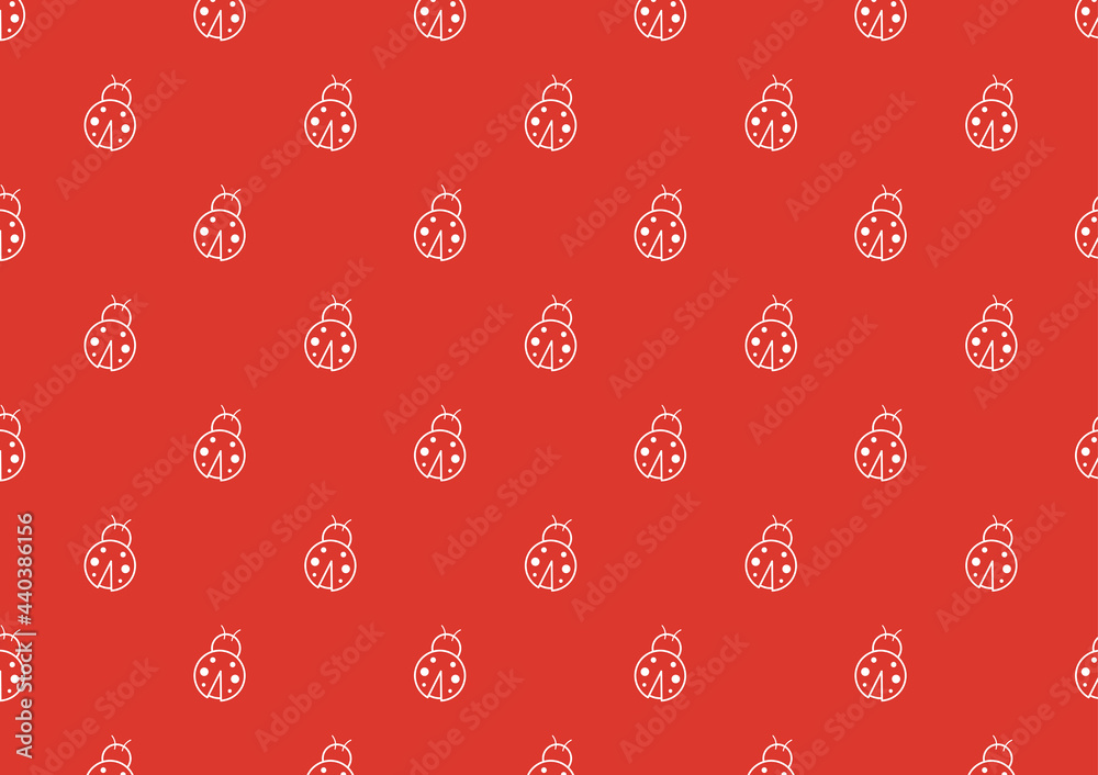 Ladybug icon vector. Ladybug pattern wallpaper. Ladybug icon vector. Ladybug pattern wallpaper.