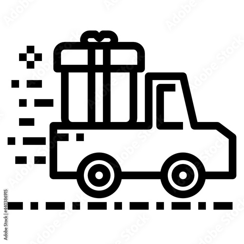 gift box line icon