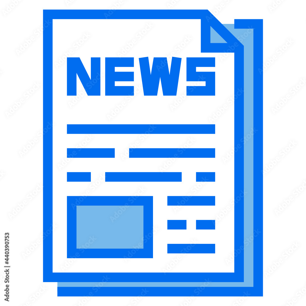 report blue line icon