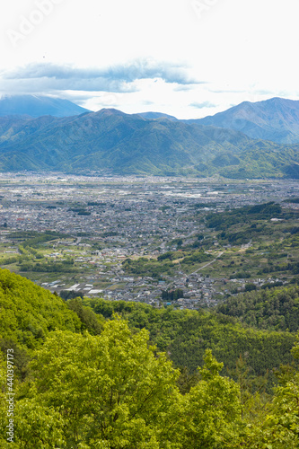 山梨県南巨摩郡富士川町の街並み © Kazuki Yamada