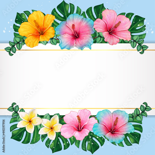 background with flowers