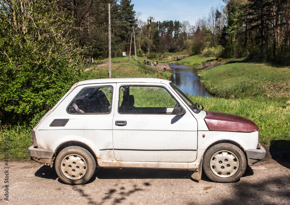 The car Fiat 126p called 