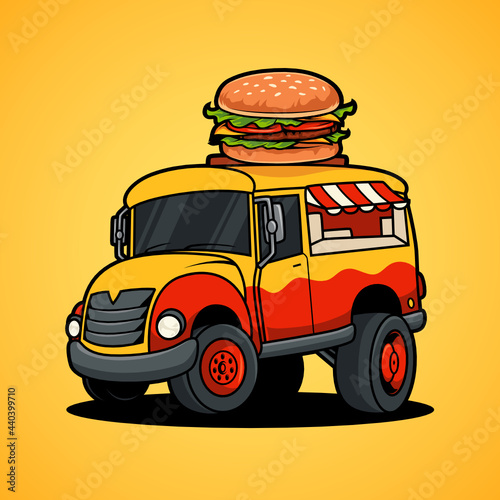 Burger truck van