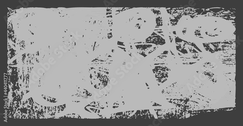 Dirty grunge background. The monochrome texture is old. Vintage worn pattern. The surface is covered with scratches