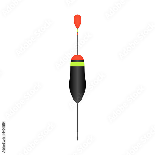 Fishing float, 3d vector illustration