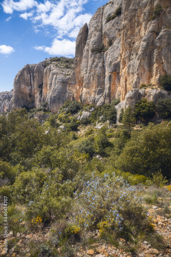 Cliffs in Montsant Natural Park, Priorat, Catalonia