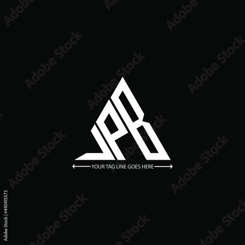 jpb letter logo creative design. jpb unique design
 photo