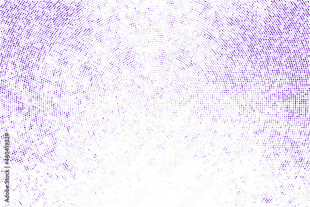 Purple Halftone Dotted Backdrop. Abstract Circular Retro Pattern. Mauve Pop Art Style Background. Magenta Explosion Of Confetti Isolated On White. Vector Illustration, Eps 10. Purple Halftone Dotted Backdrop. Abstract Circular Retro Pattern. Mauve Pop Art Style Background. Magenta Explosion Of Confetti Isolated On White. Vector Illustration, Eps 10.