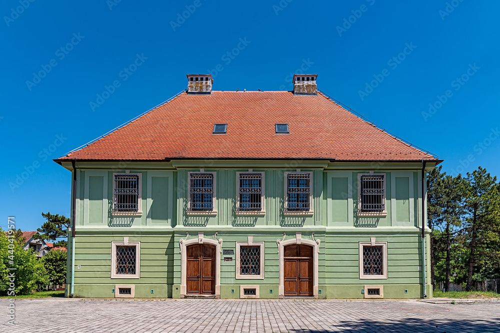 Golubinci, Serbia - June 05, 2021: The castle Golubinci, Serbia - June 05, 2021: The castle