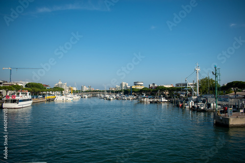 Boats in city