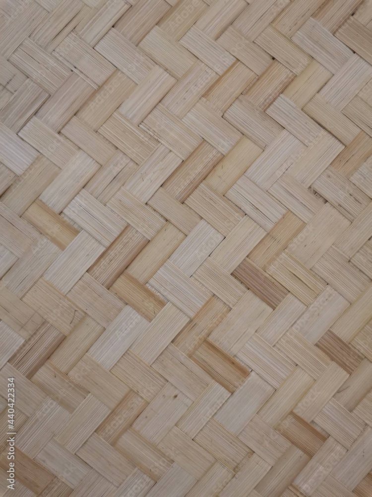 The walls are made of bamboo to be woven. The walls are made of bamboo to be woven.