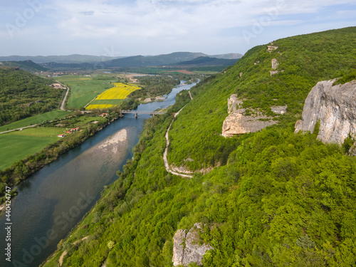 Arda River, passing through the Eastern Rhodopes, Bulgaria photo