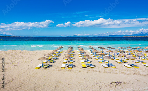 Fototapeta Naklejka Na Ścianę i Meble -  Cesme Town coastline view in Turkey