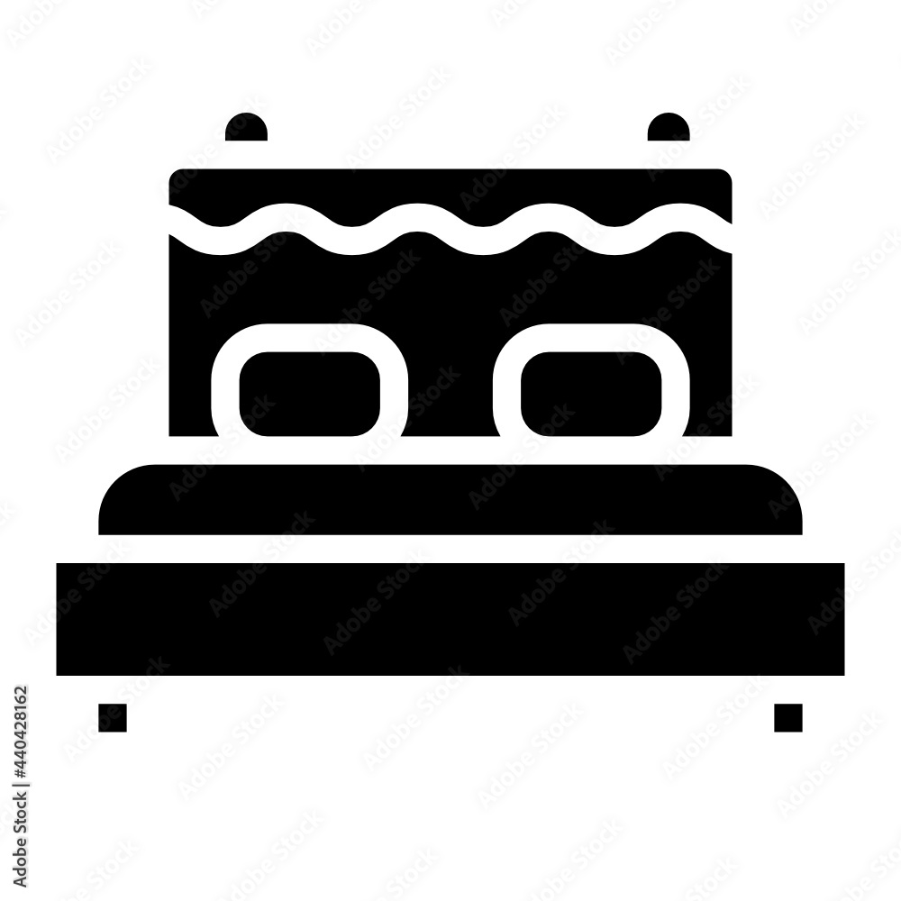 bed glyph icon bed glyph icon