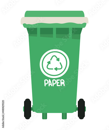 paper recycling bin