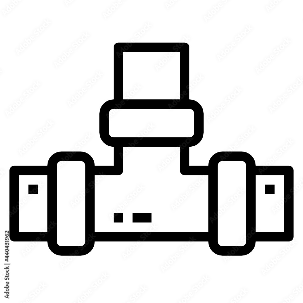 Pipe outline icon