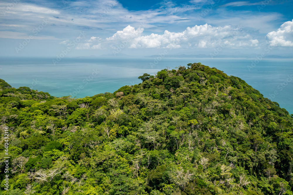 Taboga Island Aerial View. Tropical island located in the Pacific near Panama City,Panama. Taboga Island Aerial View. Tropical island located in the Pacific near Panama City,Panama.