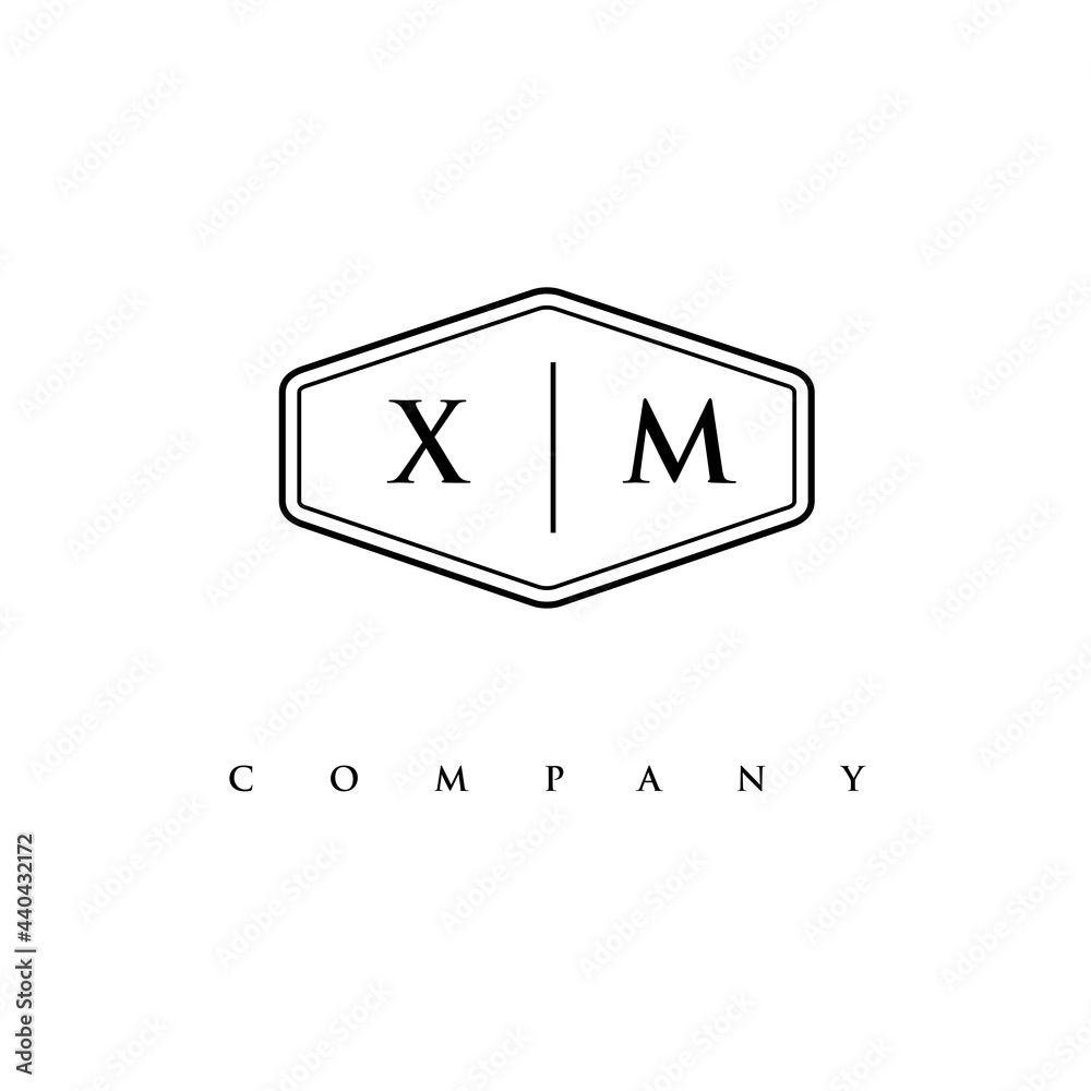 initial XM logo design vector initial XM logo design vector