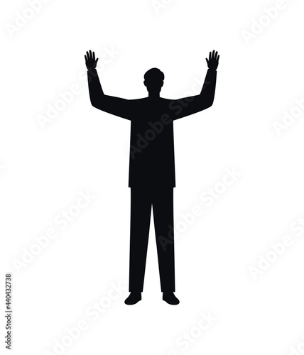person silhouette representation