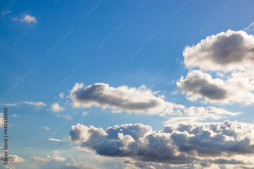 White clouds and blue sky, beautiful landscape. White clouds and blue sky, beautiful landscape.