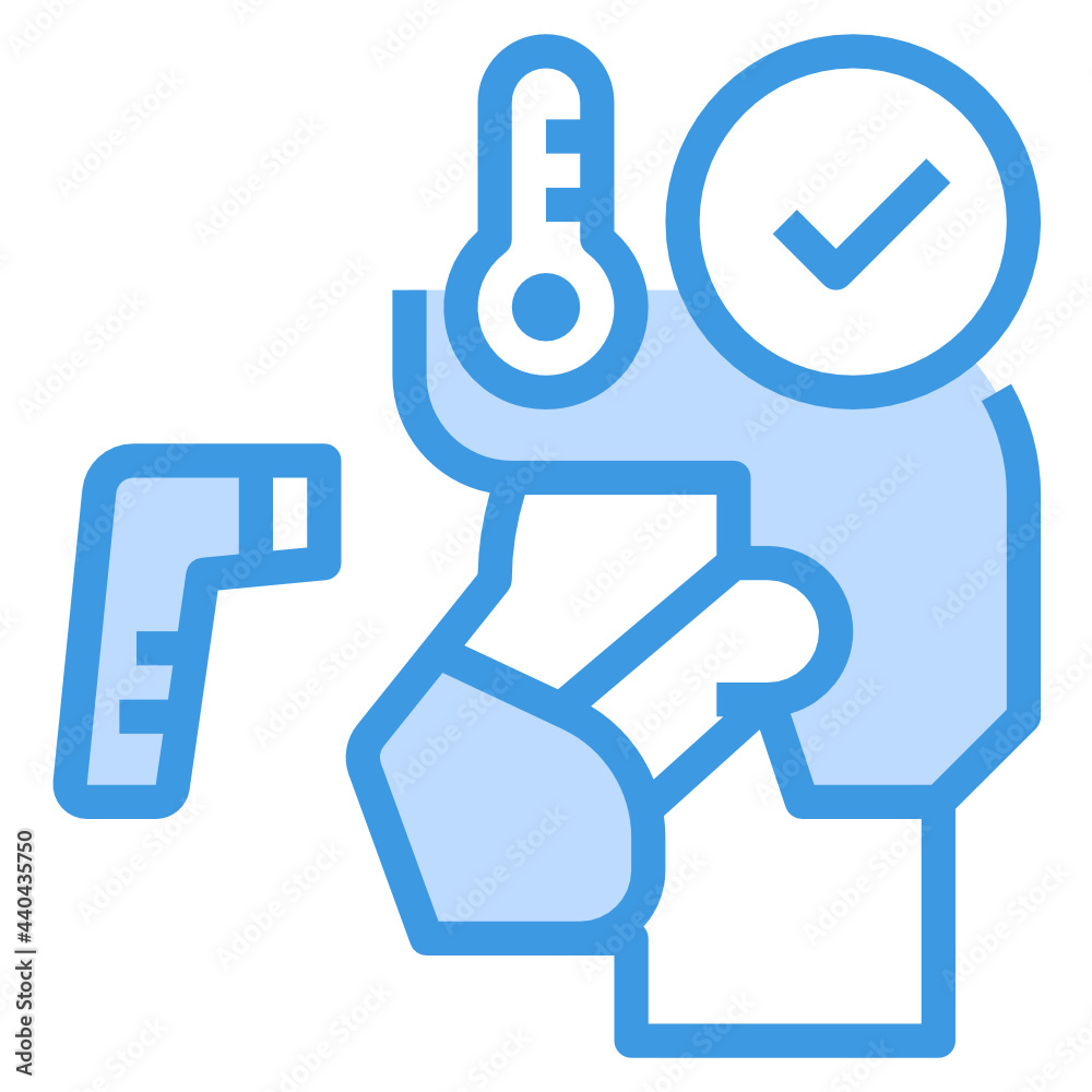 Infected blue outline icon Infected blue outline icon