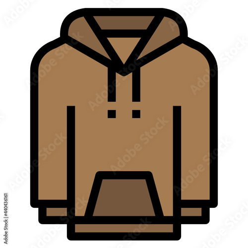 hoodie line icon