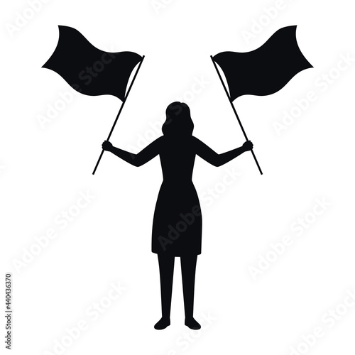 woman silhouette illustration