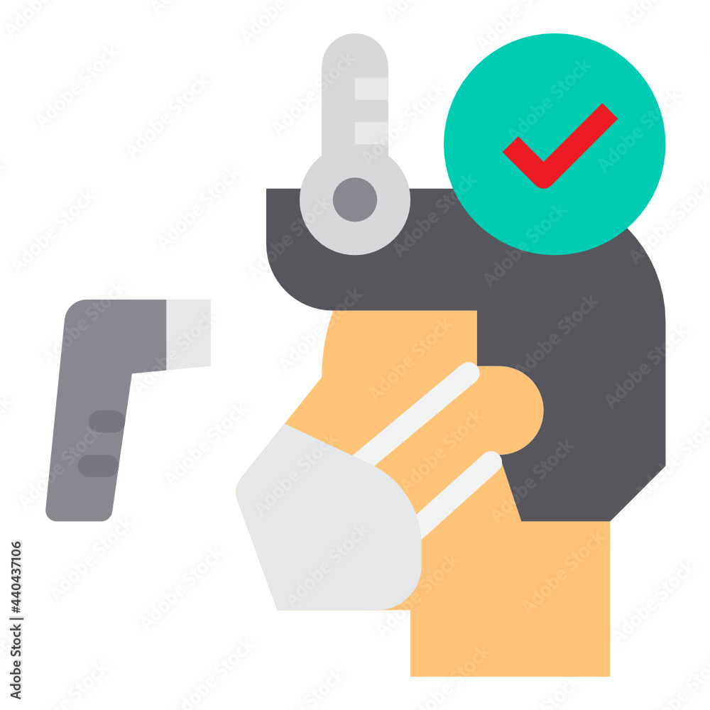 Infected flat icon Infected flat icon