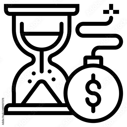 deadline line icon