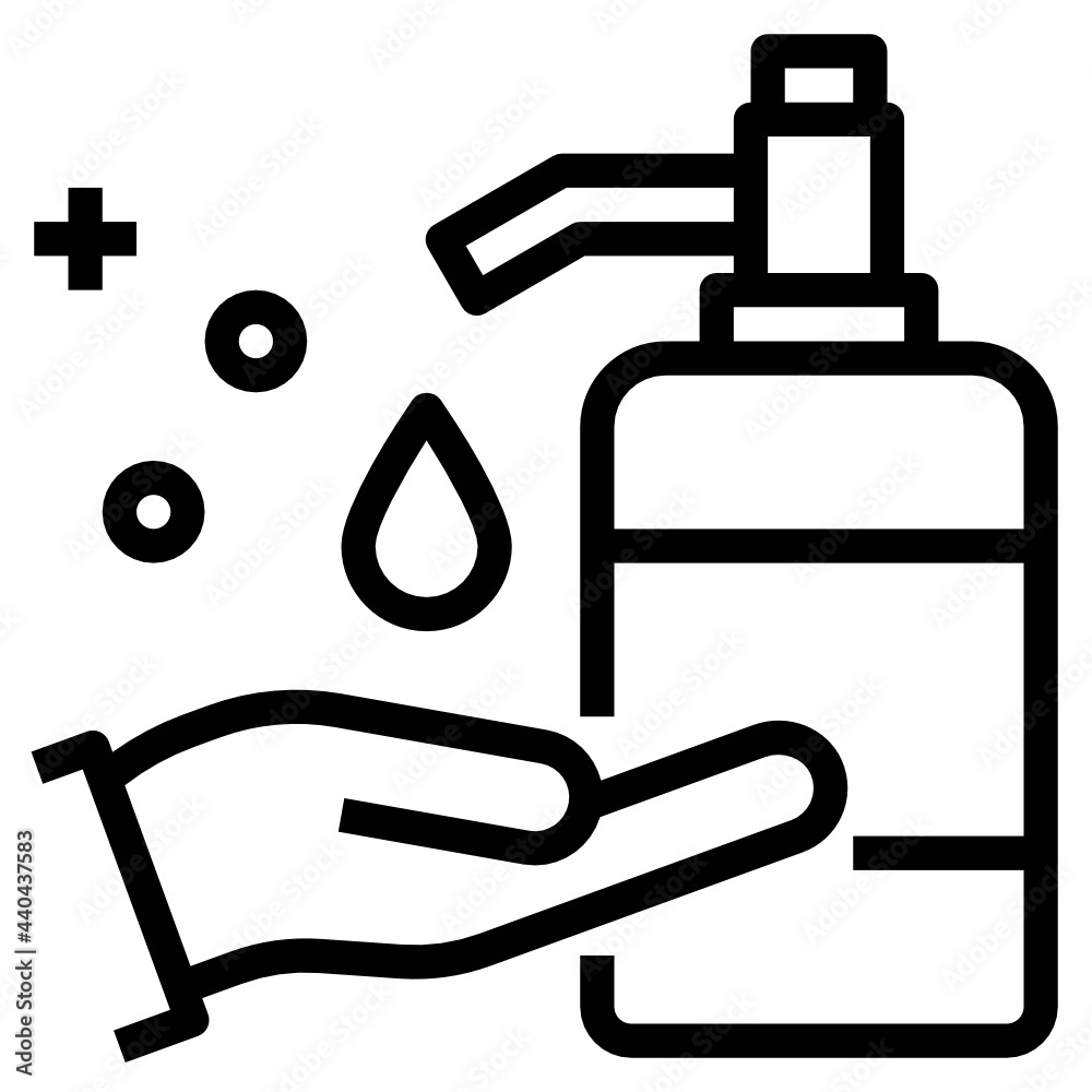 Obraz premium Hand Wash outline icon