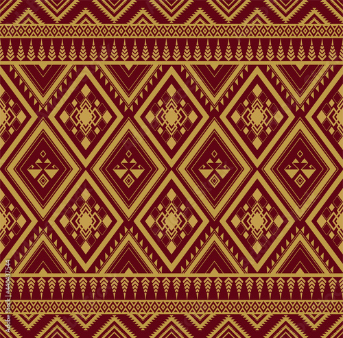 Ethnic pattern vector background. seamless pattern traditional, Design for background, wallpaper, Batik, fabric, carpet, clothing, wrapping, and textile.ethnic pattern Vector illustration.