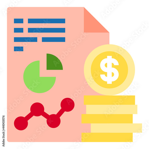growth flat icon