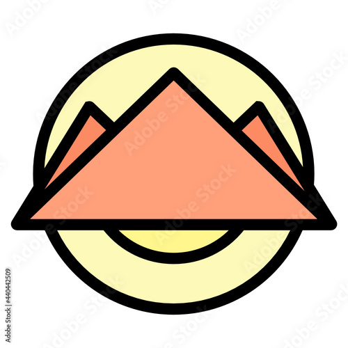napkin line icon