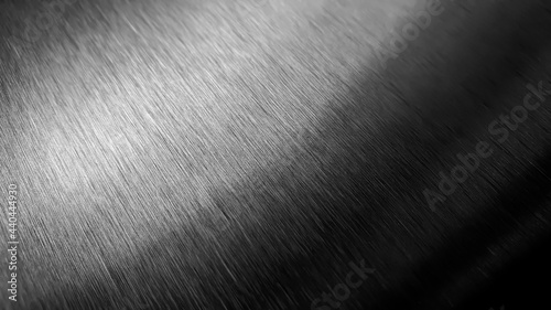 polished brushed metal texture, shiny steel image with high gradient contrast for industrial concept template. black stainless steel texture metal background.