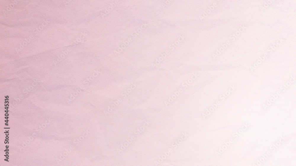 Obraz premium Crumpled, old, blank and pink paper sheet. Abstract textured paper background in 4k resolution. Copy space.
