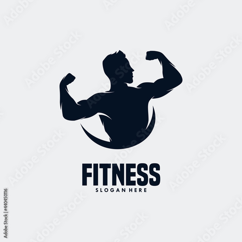 Fitness sport gym Logo design
